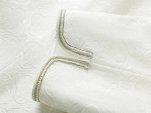 Short Jacket in Jacquard Mulberry Silk | White
