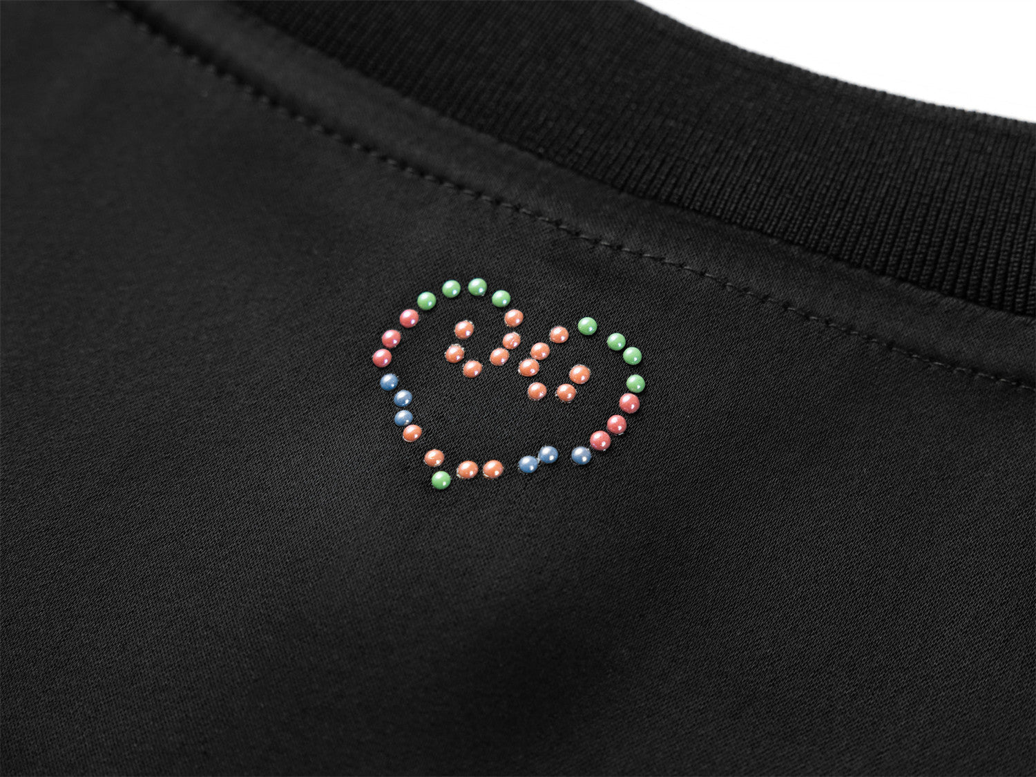 Triacetate Straight-Shoulder T-Shirt | Black