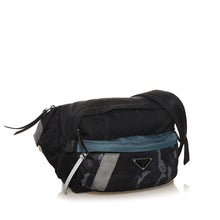 Prada | Pre-Owned Tessuto Camouflage Belt Bag | Black