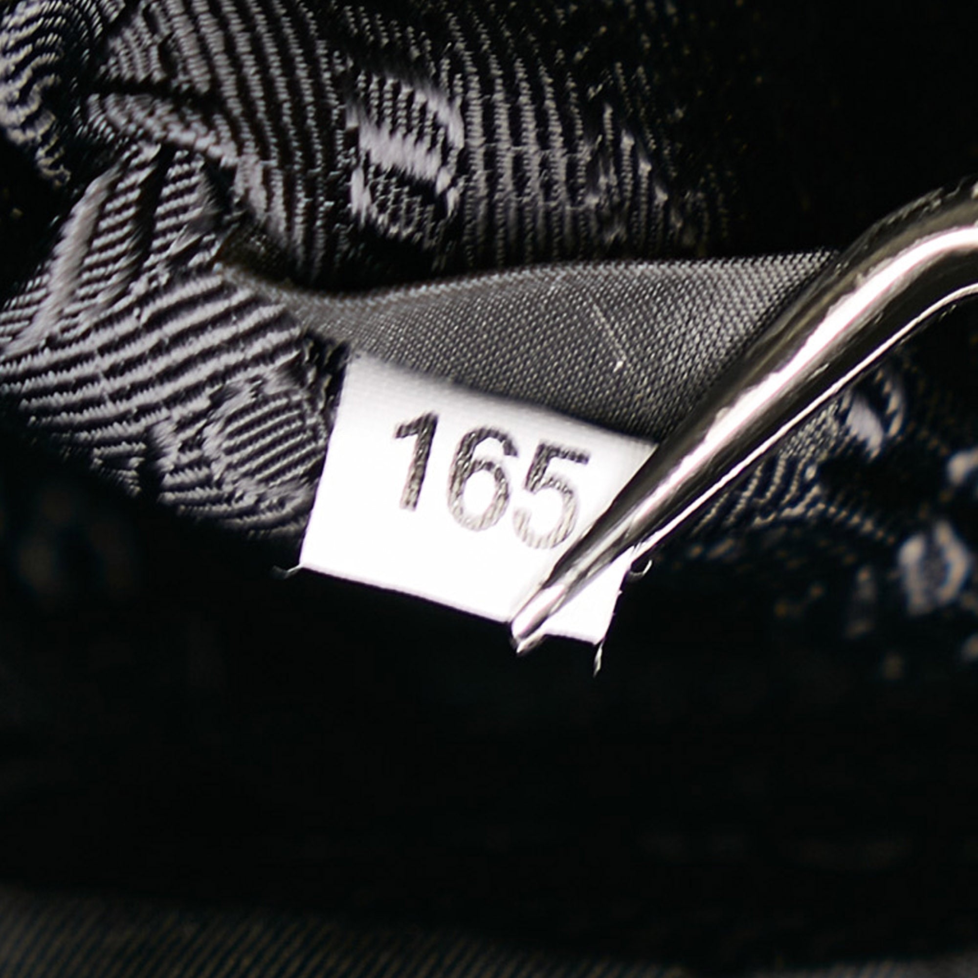 Prada | Pre-Owned Tessuto Camouflage Belt Bag | Black