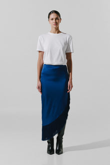 Aperol Midi Skirt | Blue Sail