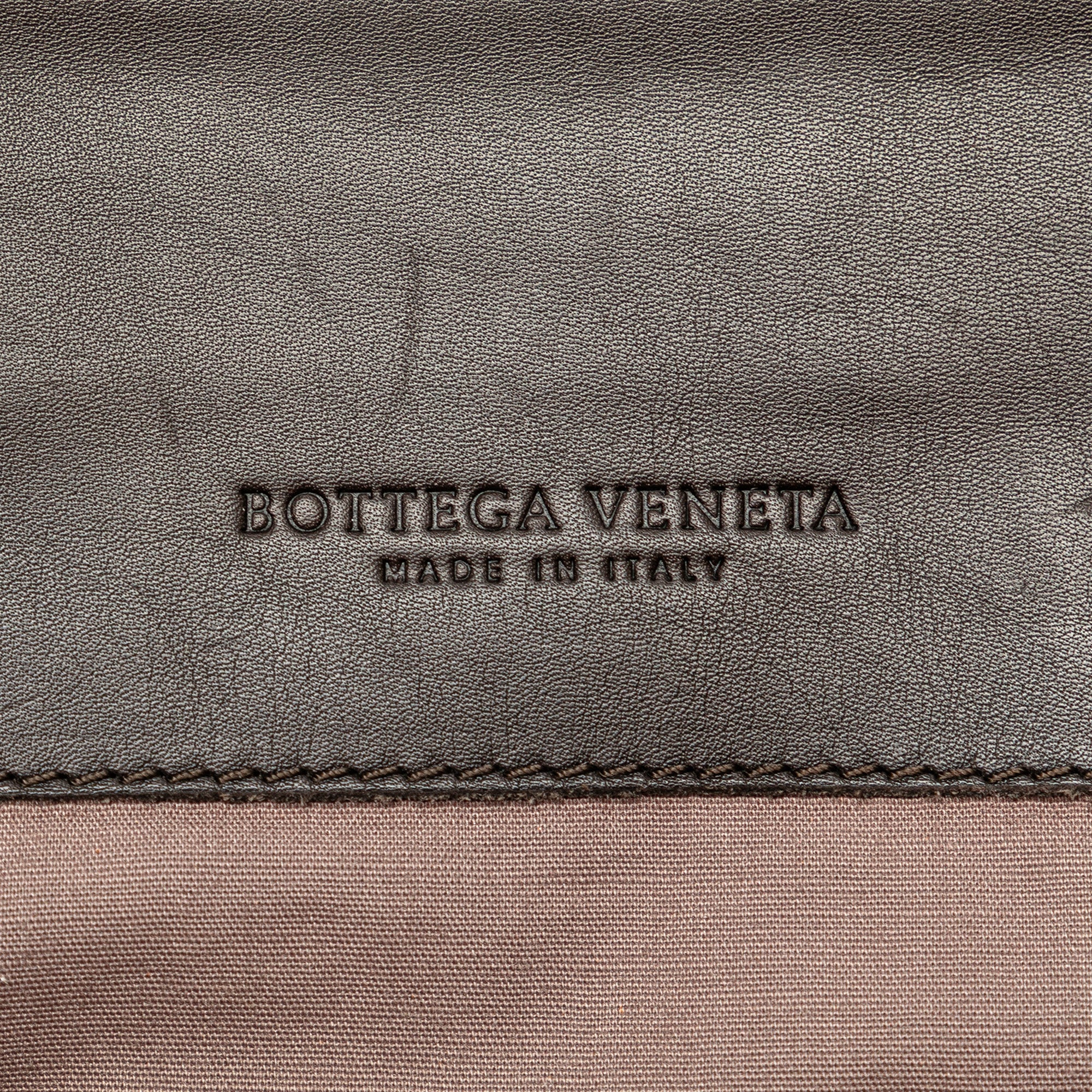 Bottega Veneta | Pre-Owned Nappa Intrecciato Belted Tote | Brown