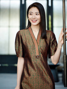Songjin Dress | Brown