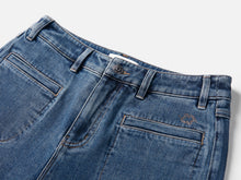 Long-staple Cotton Slim Jeans | Blue