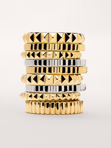 Slim Nova Ring | 10K Solid White Gold