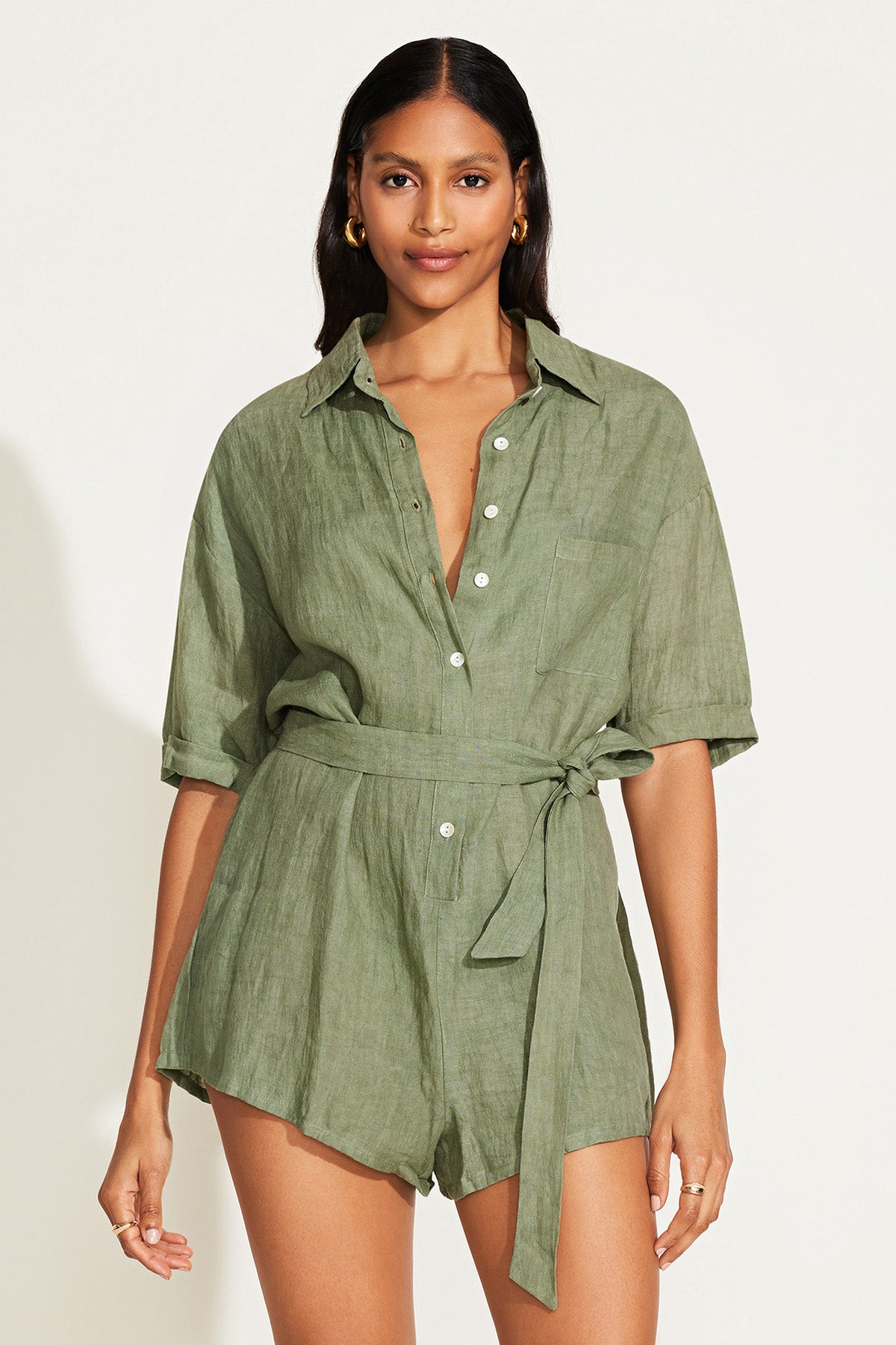 Playa Romper | Agave EcoLinen