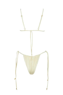 Gaia Bikini Top | Coconut Cream
