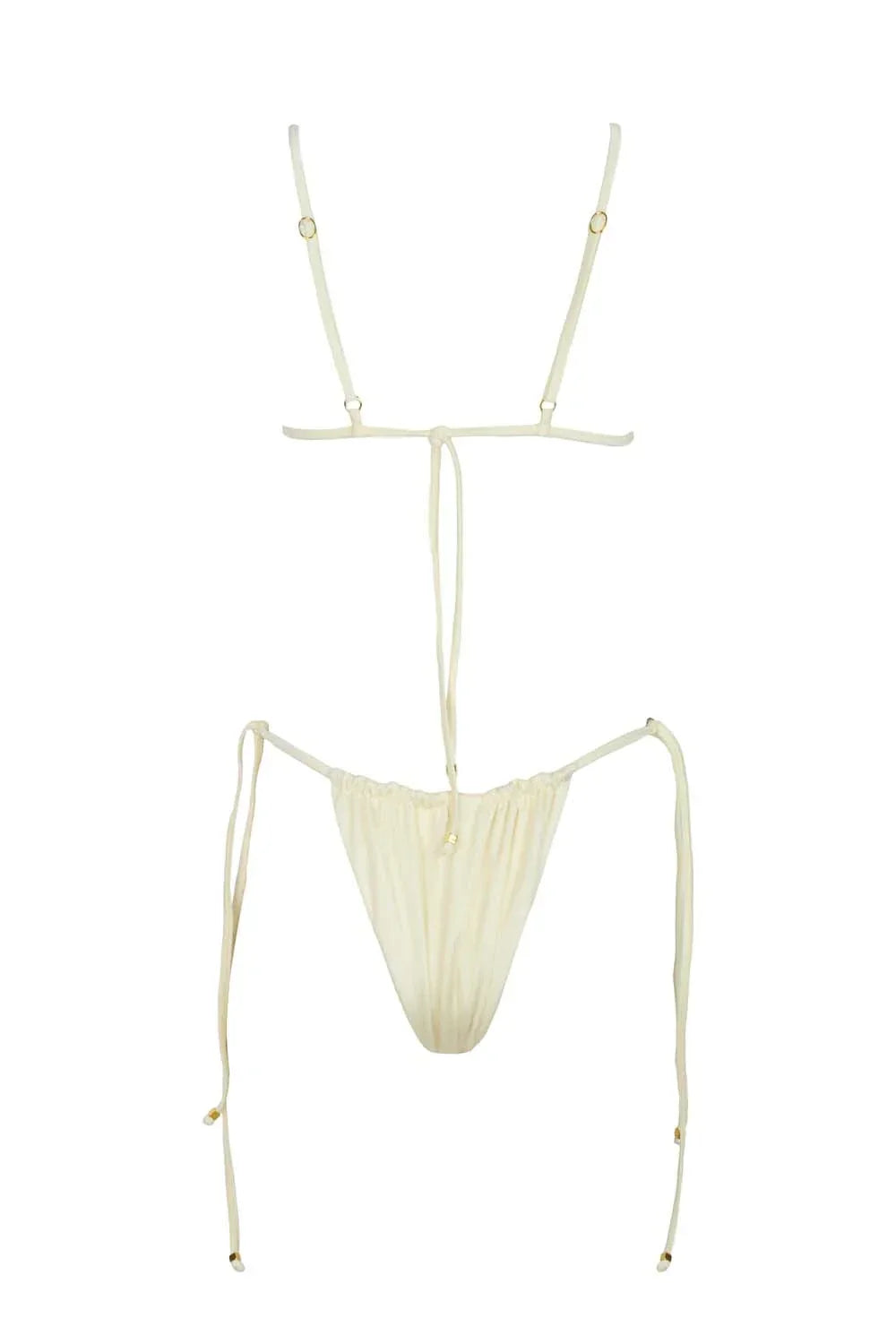 Gaia Bikini Top | Coconut Cream