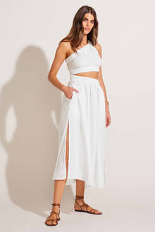 Reina Dress | White Ecolinen