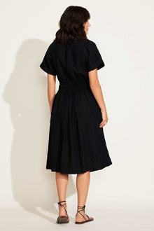 Playa Cut Out Dress | Black EcoLinen