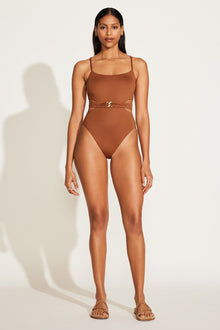 Luxe Link Belted One Piece | Bronze ReLux