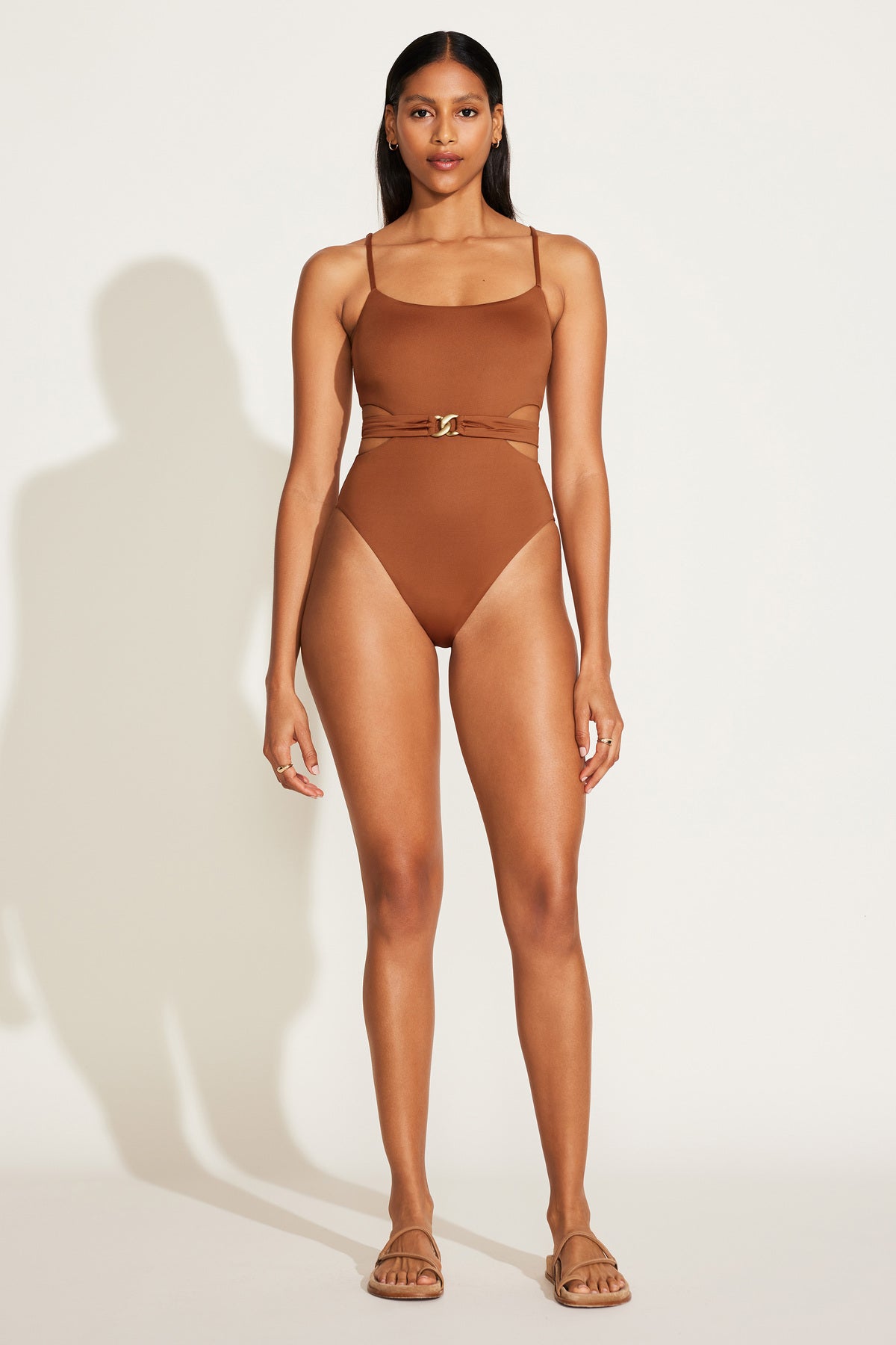 Luxe Link Belted One Piece | Bronze ReLux