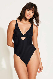 Rossi Underwire One Piece | Black SuperRib