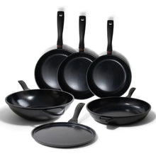 Energy Nonstick Ceramic Frying Pan 6-Piece Set | Black