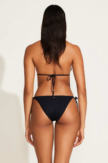 Gia Triangle Top | Black SuperRib