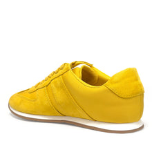 Jett Sneaker Lace Up | Golden Yellow Nylon/Faux Suede