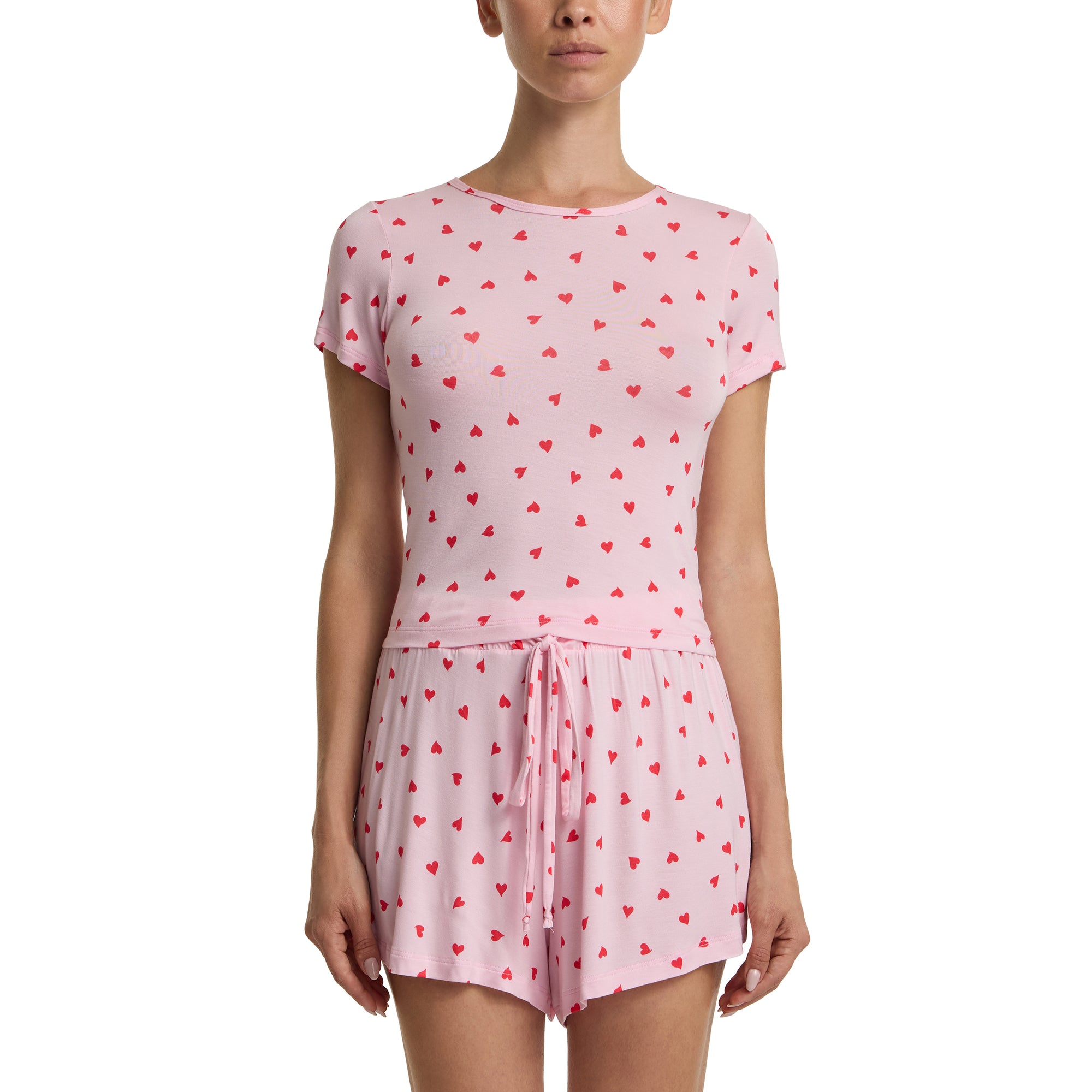 Unwind Modal Baby Tee | So In Love (Pink)