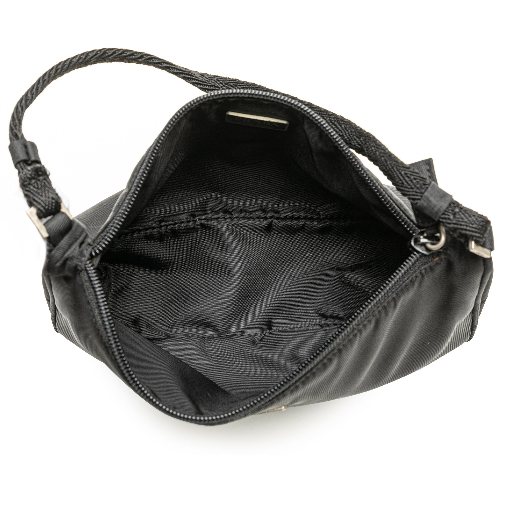 Prada | Pre-Owned Tessuto Shoulder Bag | Black