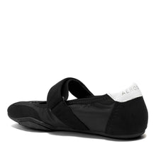 Orly Sport Flat | Black Nylon/Faux Suede
