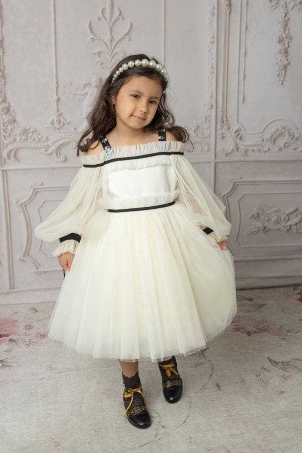 Girl | CocoIvory Tulle Dress | Ivory
