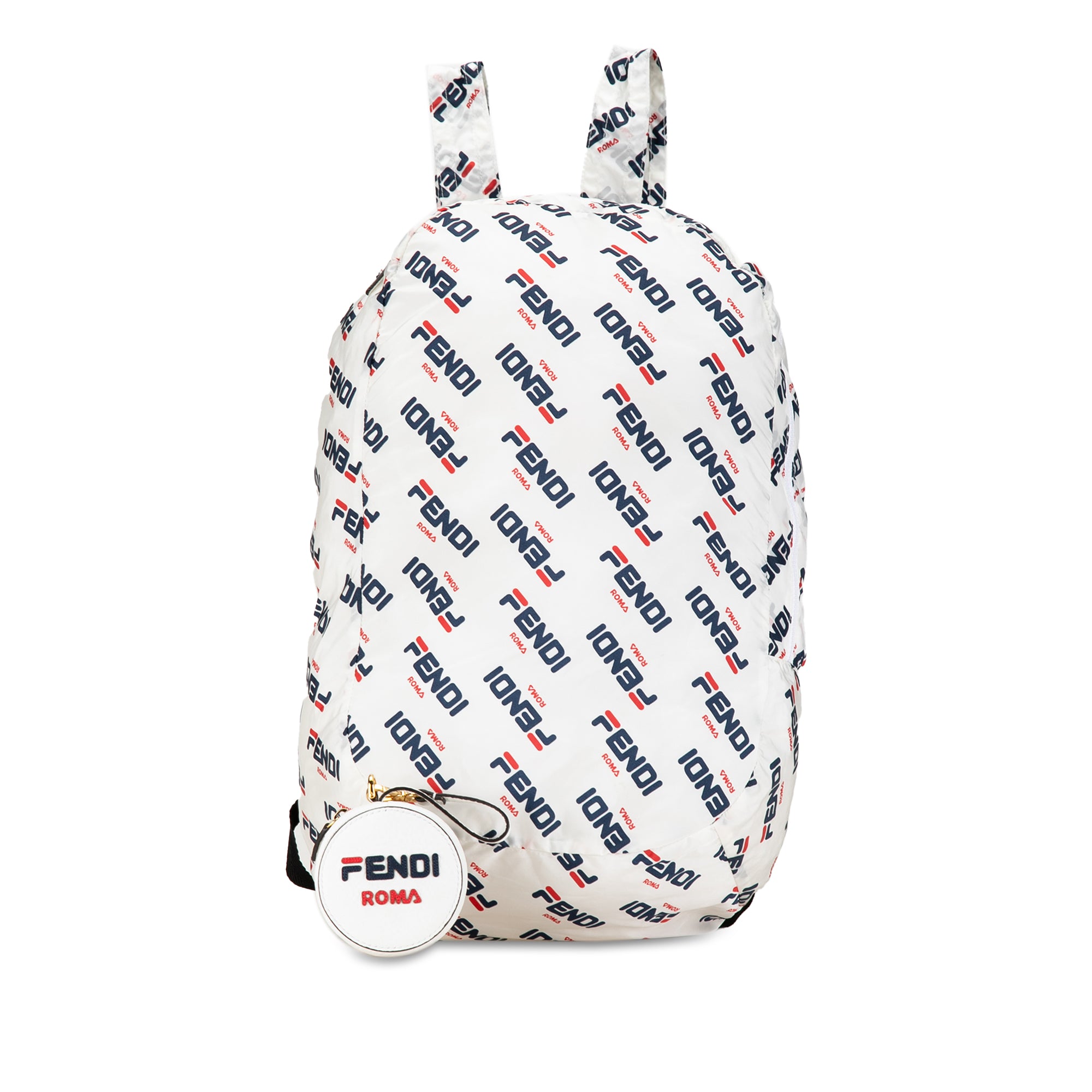 Fendi | Pre-Owned x Fila Mania Packable Backpack | White