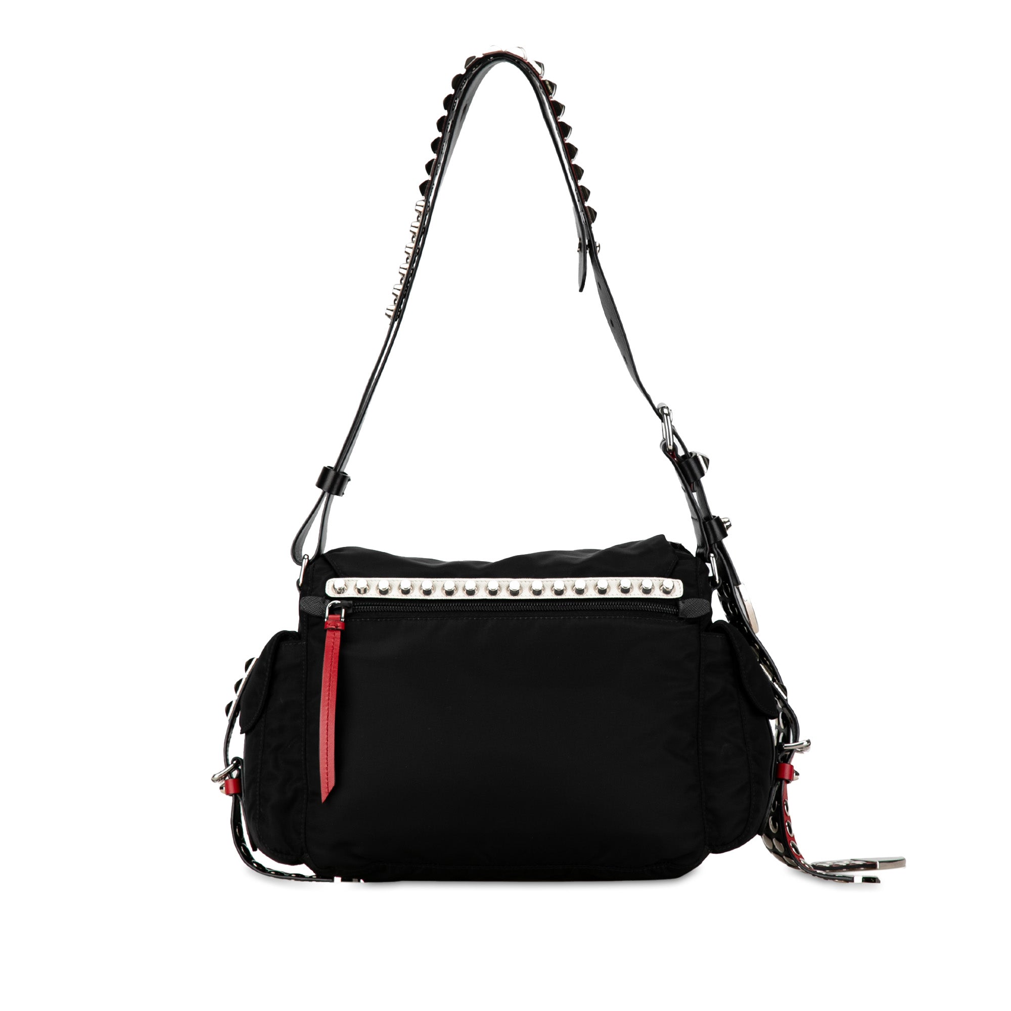 Prada | Pre-Owned Tessuto Elektra Crossbody | Black
