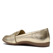 Kody Casual Loafer | Gold Faux Nappa