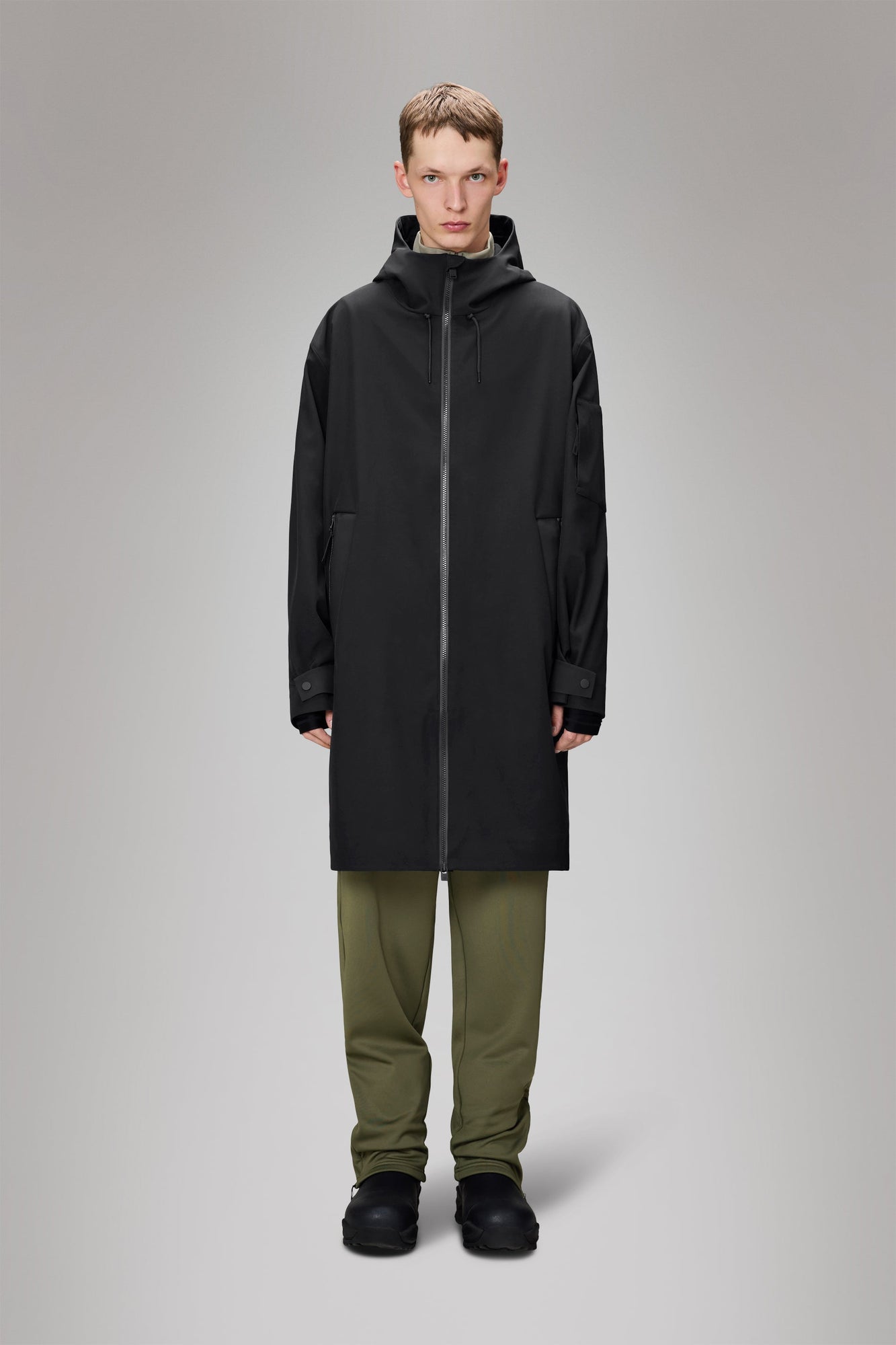 RAINS Suva Vision Softshell Jacket Black Jacket