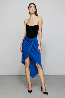 Etochs | Celine Dress | Sapphire / Black