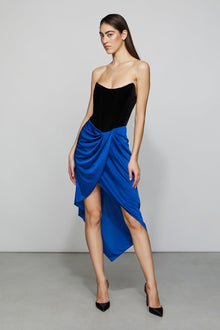 Etochs | Celine Dress | Sapphire / Black