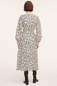 Paige Fleur Drawsting Long Sleeve Dress | Paige Fleur Black Combo