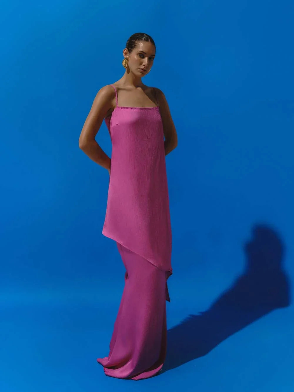 Noa Maxi Dress | Fucsia