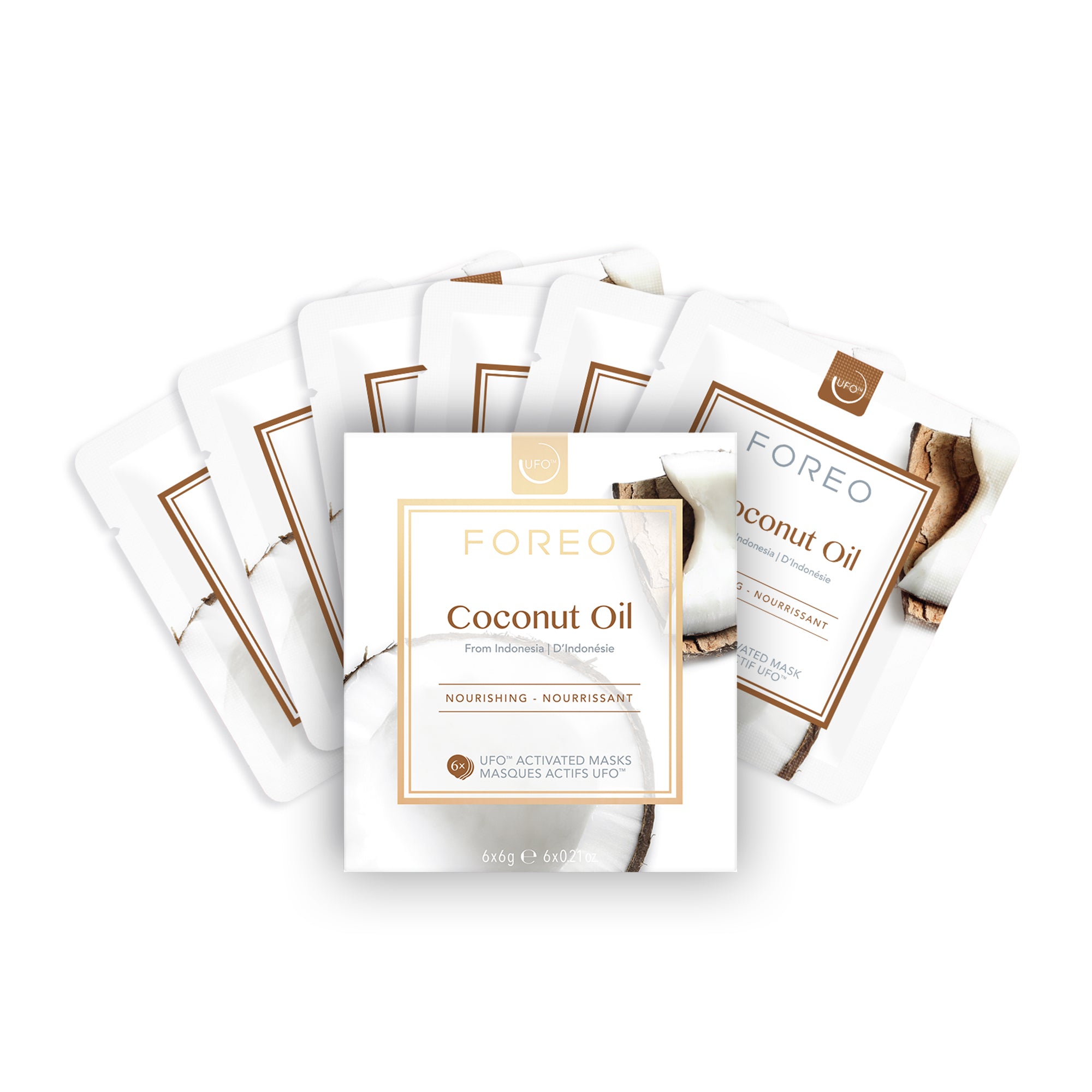 UFO Activated Mask - 6 Pack | Coconut Oil