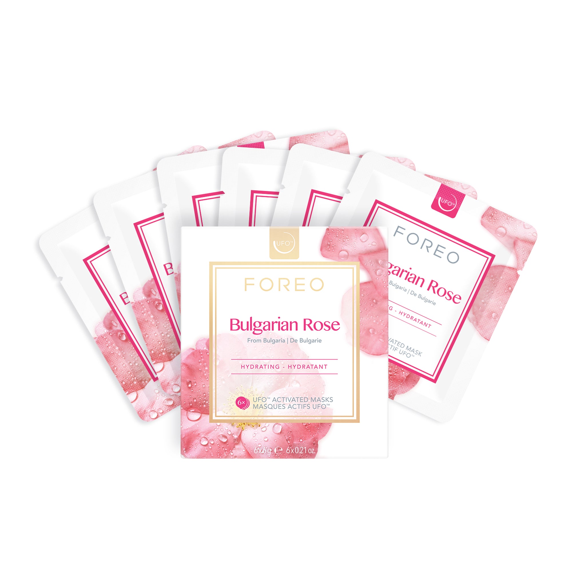 UFO Activated Mask - 6 Pack | Bulgarian Rose