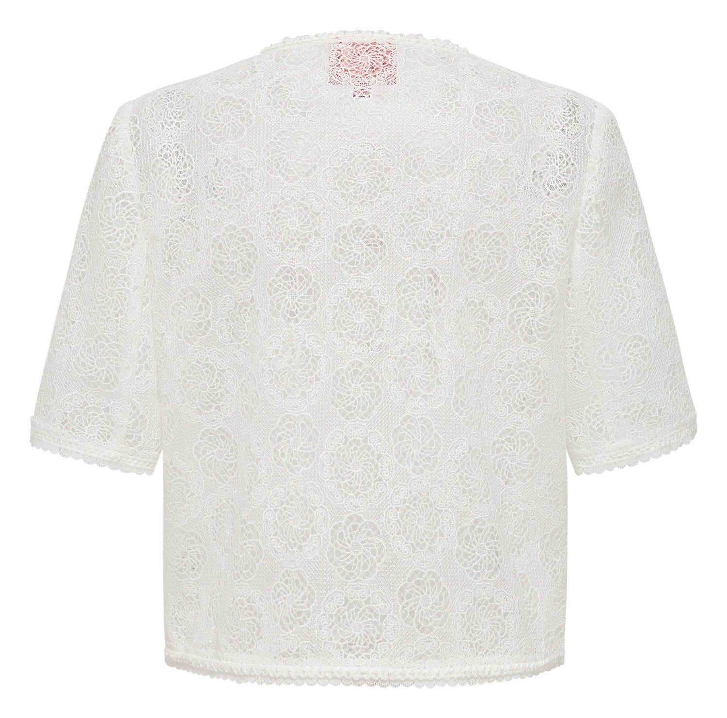 Water-Soluble Lace Jacket | White