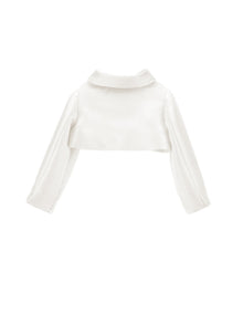Girls | Mikado Bolero Long Sleeves | Cream