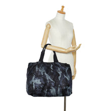 Prada | Pre-Owned Tessuto Camouflage Tote Bag | Black