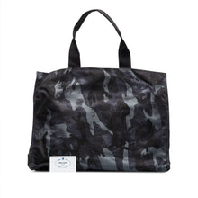 Prada | Pre-Owned Tessuto Camouflage Tote Bag | Black