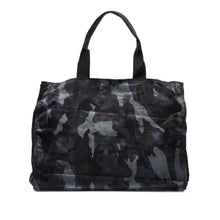 Prada | Pre-Owned Tessuto Camouflage Tote Bag | Black