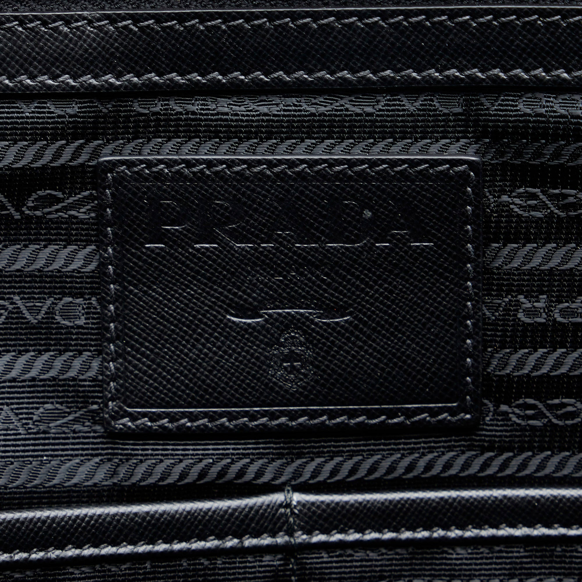 Prada | Pre-Owned Tessuto Camouflage Tote Bag | Black