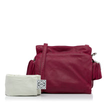 LOEWE | Pre-Owned Small Leather Flamenco Crossbody Bag | Pink