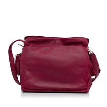 LOEWE | Pre-Owned Small Leather Flamenco Crossbody Bag | Pink