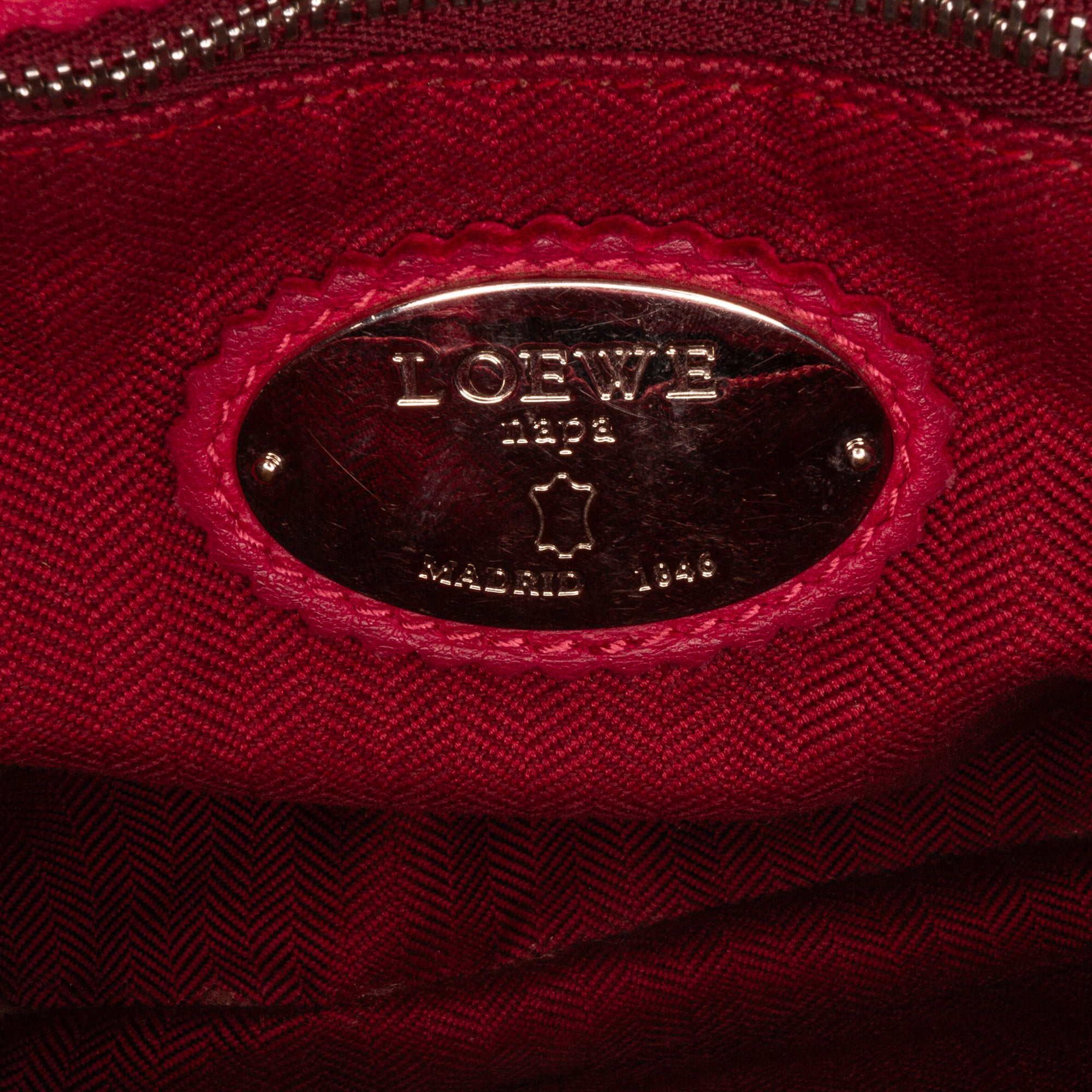 LOEWE | Pre-Owned Small Leather Flamenco Crossbody Bag | Pink