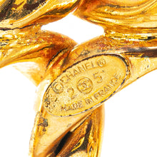 Chanel | Pre-Owned Gold Plated Double Curb Row Cuff Bracelet | Gold