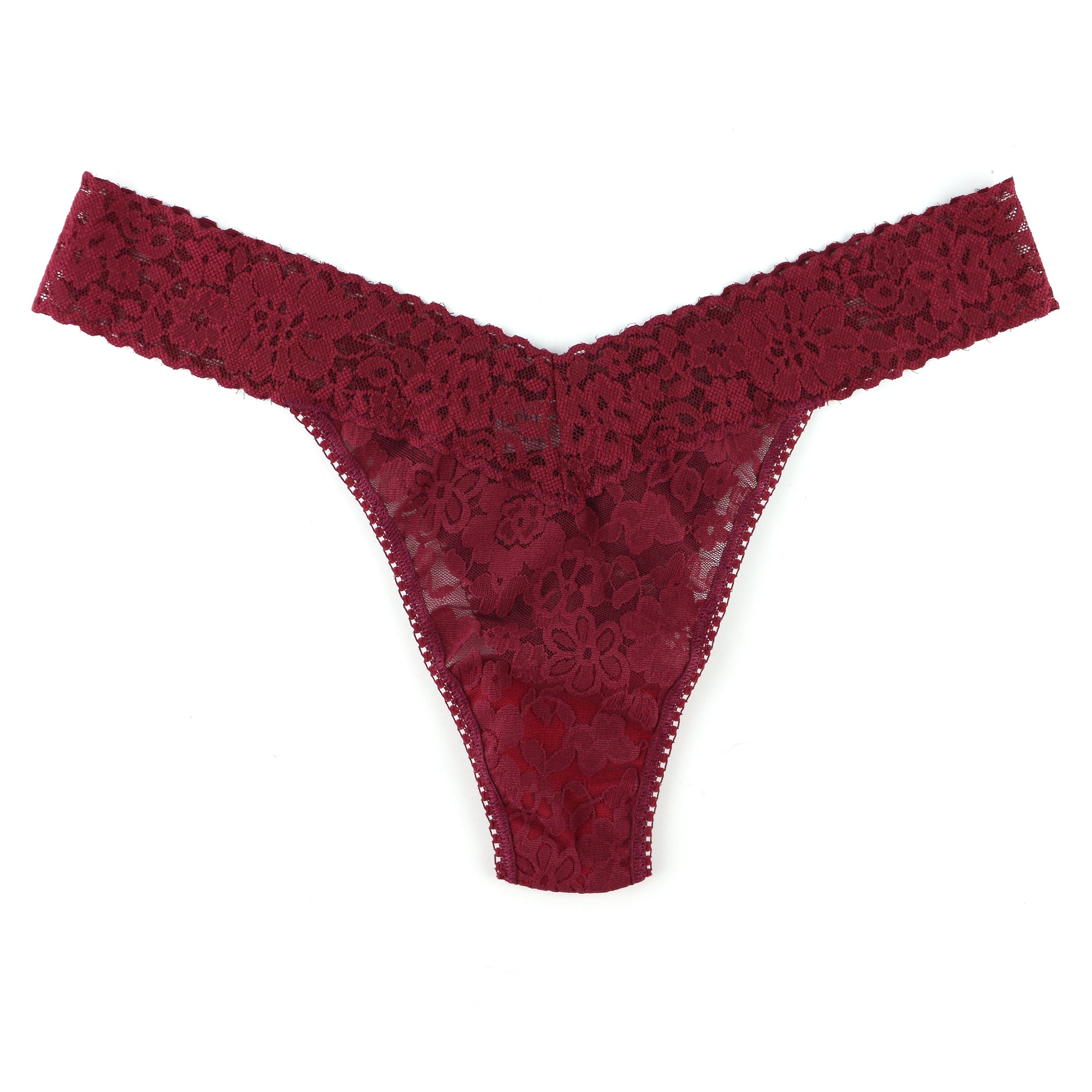 Daily Lace Original Rise Thong | Lipstick Red