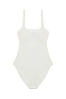 Kaia Underwire Bandeau Bodysuit | Ivory