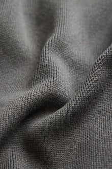 RAINS Sowa Knit Zip Cardigan Grey/Black Long Sleeve