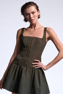Sofia Dress | Dark Olive