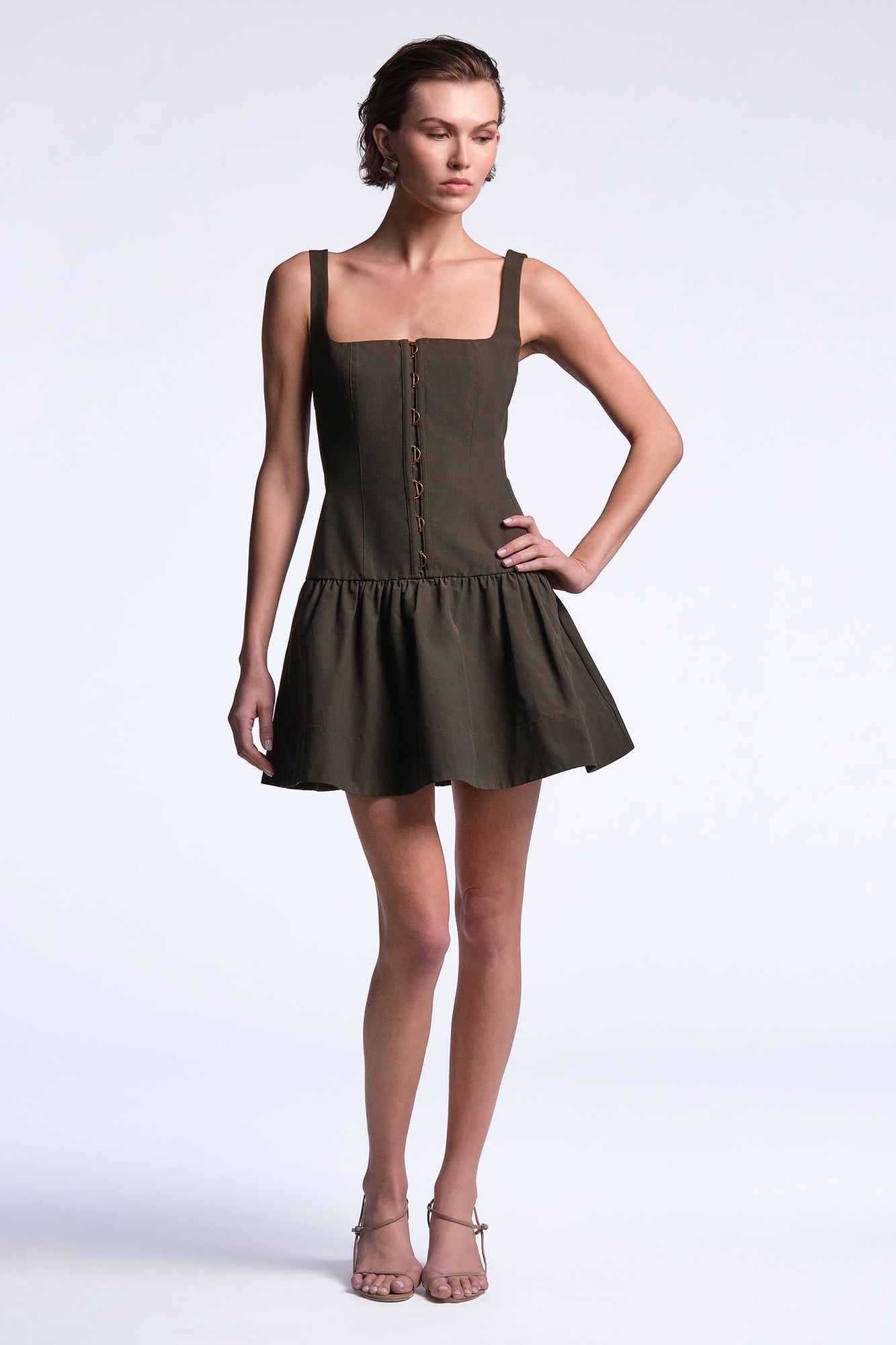Sofia Dress | Dark Olive