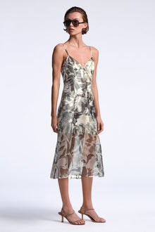 Lorelie Dress | Abstract Garden Print